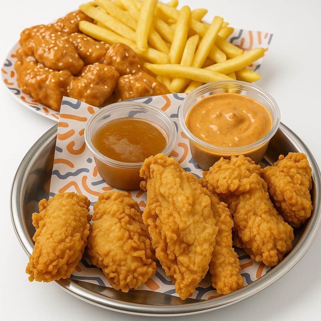 Restaurant dish for food delivery platforms